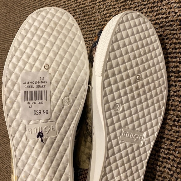 ROUGE size 10 rose zipper high tops - Picture 4 of 4